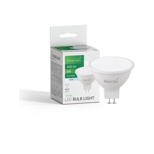 Greentech mr16 5w 6000k 220-240v ip20 sanan chip led sijalica ( LB-1103 ) Cene
