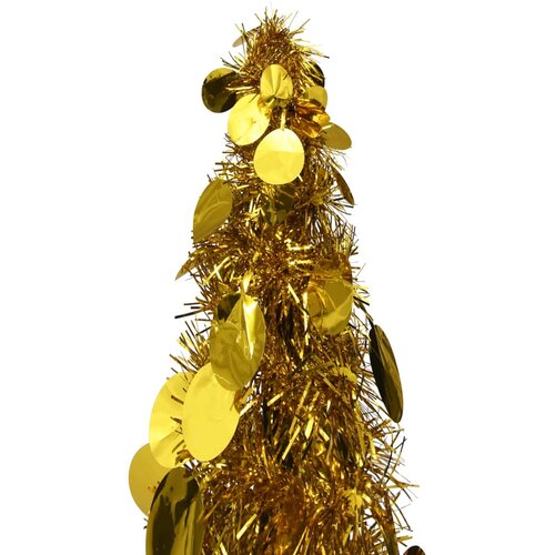  Prigodno umjetno božićno drvce zlatno 120 cm PET Slike