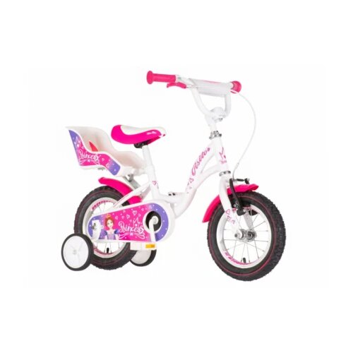 Visitor bicikl princess 12" beli Cene
