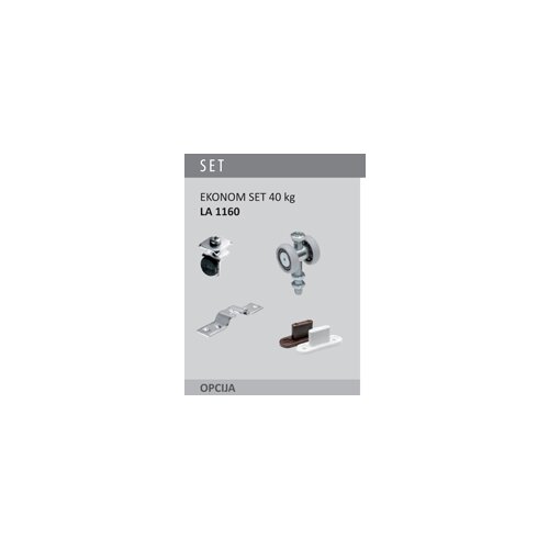  SET KOTAČA ZA KLIZNA VRATA 40 KG LA 1160 Slike