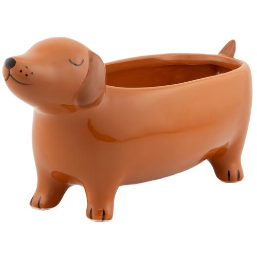 Sass &amp;amp; Belle Keramička ukrasna tegla za cvijeće Sausage Dog &amp;ndash; Slike