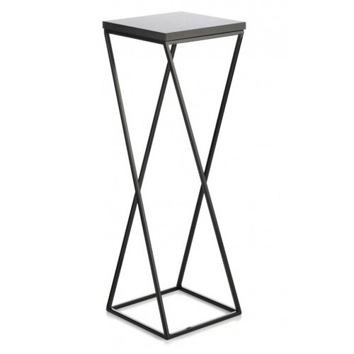  Stalak za cveće LOFT 70x24 cm, crne boje Slike