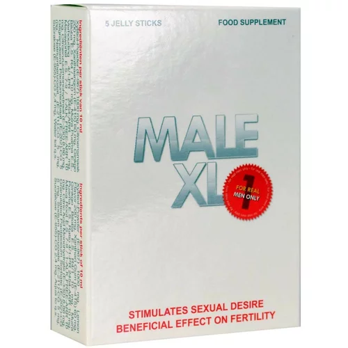 Morningstar Male XL Jelly Sticks - Aphrodisiac for Men - 5 sachets