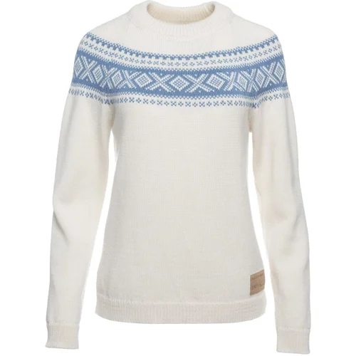 Dale of Norway Vågsøy Womens Wool Sweater Off White/Blueshadow L Skakalec