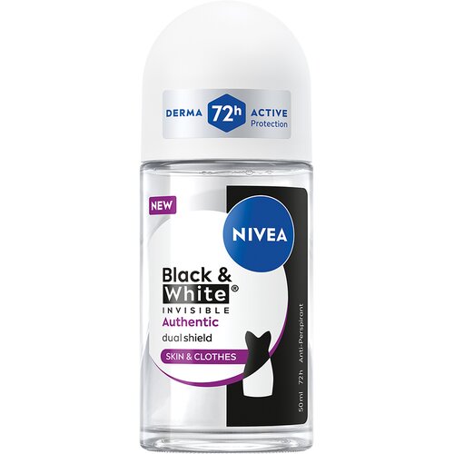 Nivea Black & White Invisible Authentic dezodorans roll on 50ml Cene