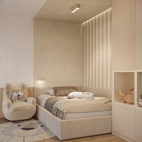 Sollux SL.2614 - Zidna svetiljka AURA 1xGX53/10W/230V krem boje Slike