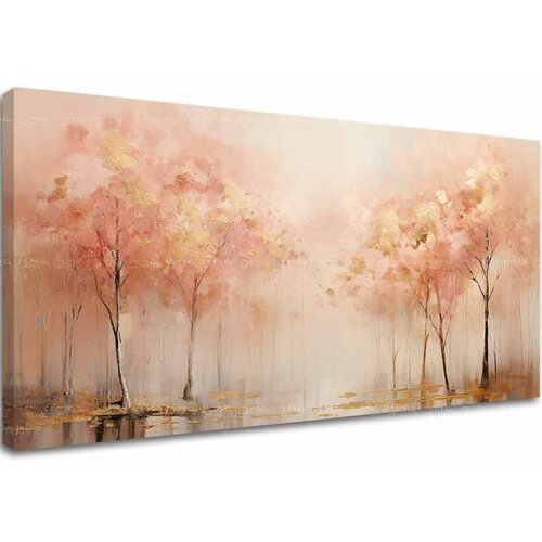 Strukturisana Slika šetnja kroz mirnu prirodu - premium art | različite dimenzije Slike