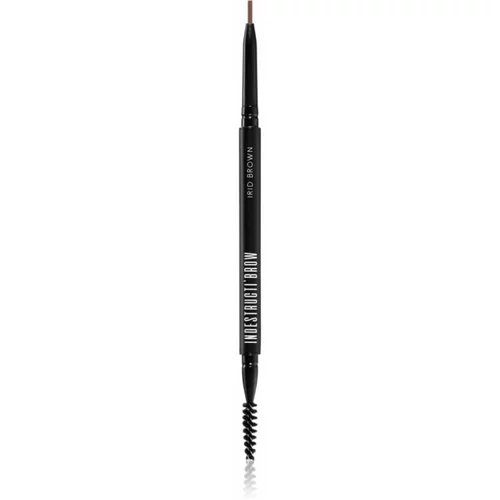 BPerfect IndestructiBrow Pencil dolgoobstojni svinčnik za obrvi s krtačko odtenek Irid Brown 10 g
