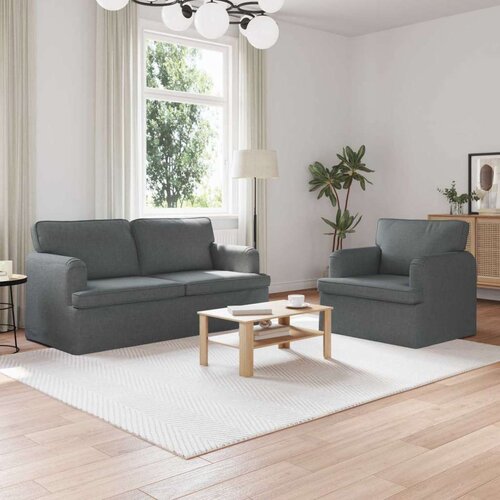 SOFA Kavč 2 pcs Temno siva, (5000146685) Cene