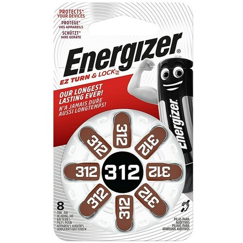 Energizer Baterije za slušni aparat EZ Turn & Lock 312 (1,4 V, 8 kos) Cene