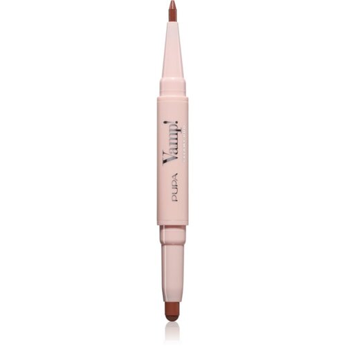 PUPA Milano Vamp! Creamy Duo &amp;scaron;minka in svinčnik za ustnice 2 v 1 odtenek 003 Fair Warm Nude 0.8 g Slike