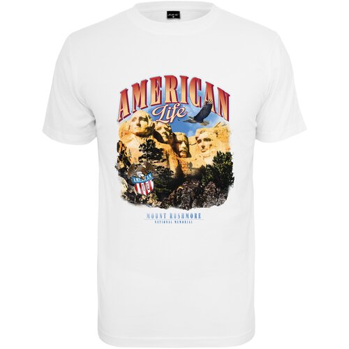 MT Men American Life Mount Roushmore White T-Shirt Slike