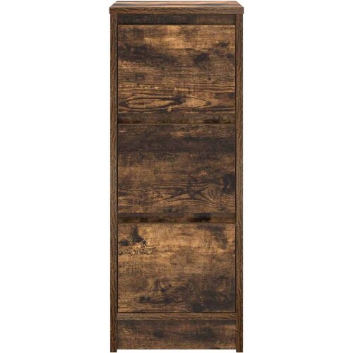  Komoda boja dimljenog hrasta 29,5x34x76 cm konstruirano drvo Slike