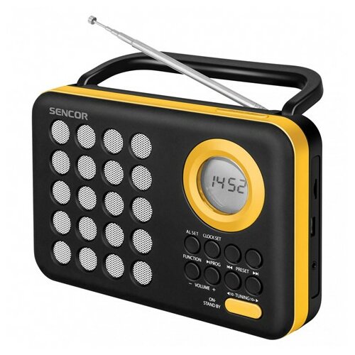 Sencor portable radio SRD 220 BYL, USB, Micro SD, MP3 Slike