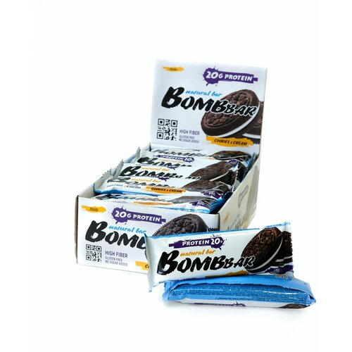 Bombbar Proteinski bar Cookies-Cream 60g Slike