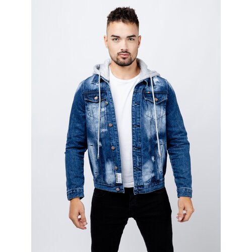 Glano Man ́s denim jacket - blue Slike