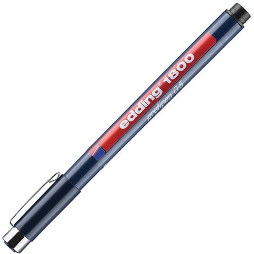  ZA TEHNIČKO CRTANJE PROFIPEN 0,5MM EDDING 1800 CRNI Slike