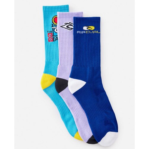 Rip Curl Socks RETRO CREW SOCK 3-PK Multico Slike