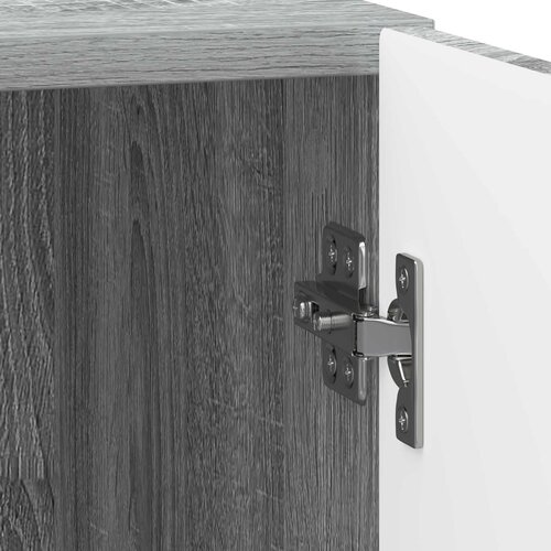  Noćni ormar Siva sonoma 43 x 34,5 x 50 cm Konstruirano drvo Slike