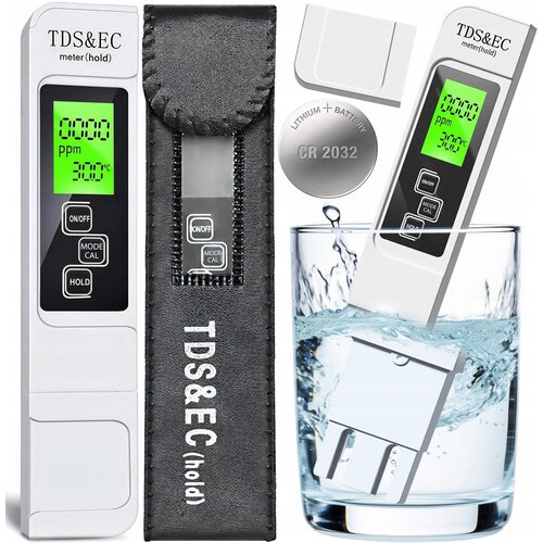  PH tester kakovosti vode LCD termometer TDS ATC bel Slike