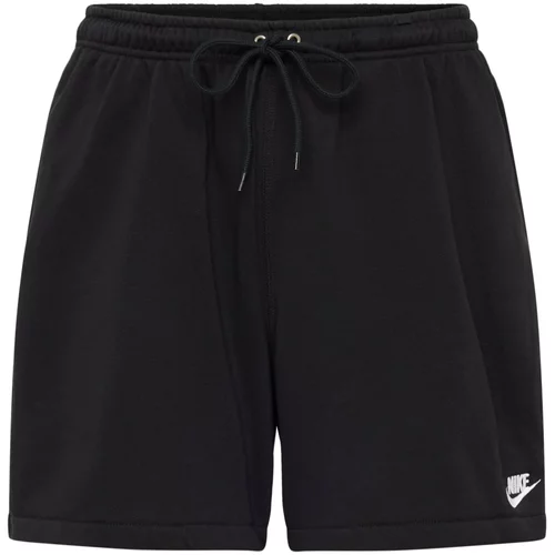 Nike Sportswear Hlače 'CLUB' crna / prljavo bijela