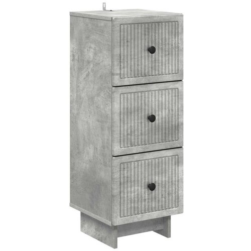  Ormar s ladicama Betonska siva 33 x 34 5 x 90 cm - Betonska siva Cene