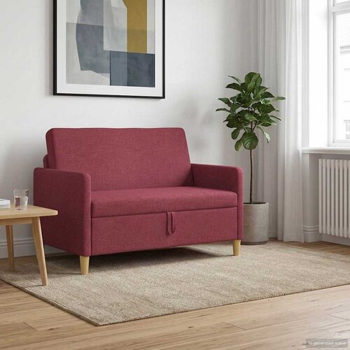 SOFA s pohranom Vinska crvena 122 x 78 x 87 cm Poliester Slike