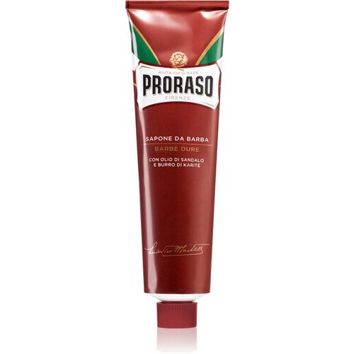 Proraso red shaving soap in a tube milo za britje v tubi s karitejevim maslom 150 ml za moške Cene