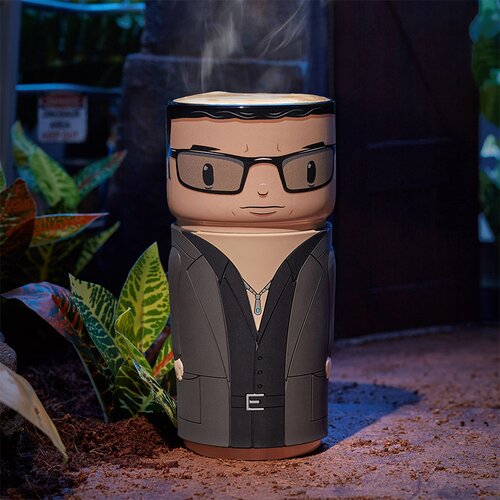 Numskull Keramična skodelica CosCups by Jurassic Park Ian Malcolm Darilo z gumijastim tulcem 400 ml - uradno blago Jurskega parka (NS3364), (20850941) Cene