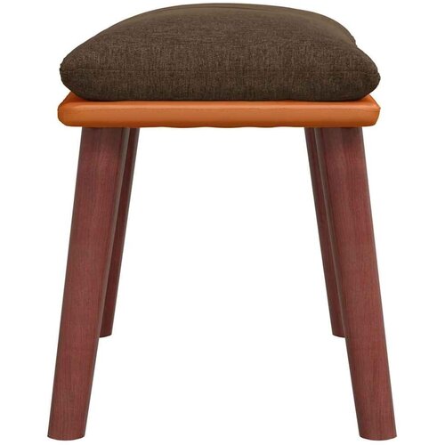  Tabure smeđi 45x29 5x35 cm od tkanine i umjetne kože - Smeđa 1 Tamno smeđa Slike