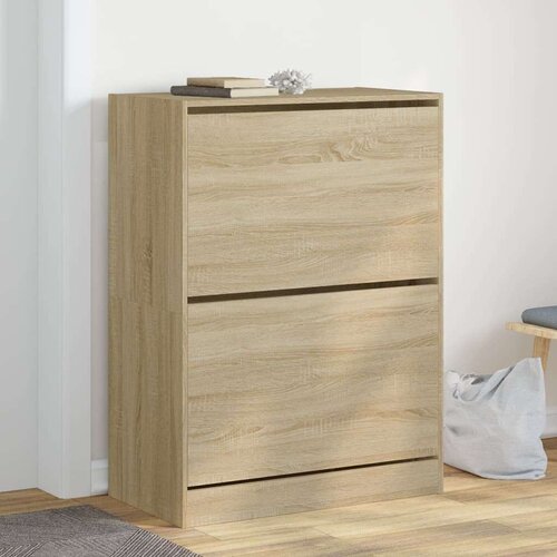 vidaXL Ormarić za cipele s 2 ladice boja hrasta 80x42x108 cm Cijene