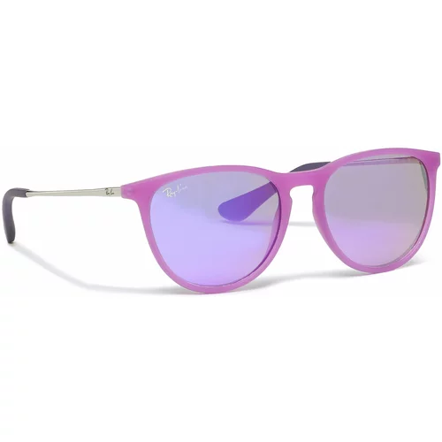 Ray-ban Sončna očala 0RJ9060S Violet Fluo Transparent Rubber