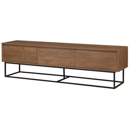 Kalune Design TV omarica v orehovem dekorju v naravni barvi 180x50 cm Rodez &amp;ndash; Slike