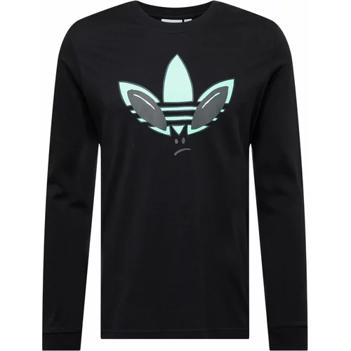 Adidas Sweater majica 'Q1 LS' crna