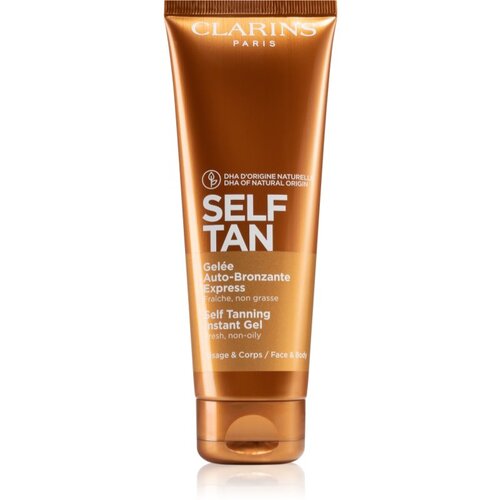 Clarins Self Tan Instant Gel samoporjavitveni gel za telo in obraz 125 ml Cene