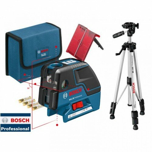 Bosch laser za tačke professional gcl 25 + bt 150 Slike