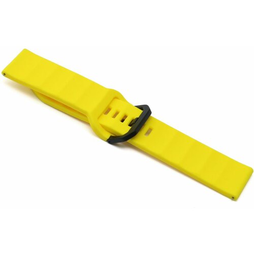  narukvica za pametni sat silicone wave 22mm/ žuta Cene