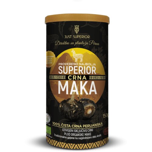 Just Superior Organska crna maka, 150g Cene