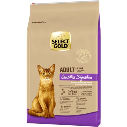 Select Gold cat sensitive adult digestion živina i pirinač 7kg Cene