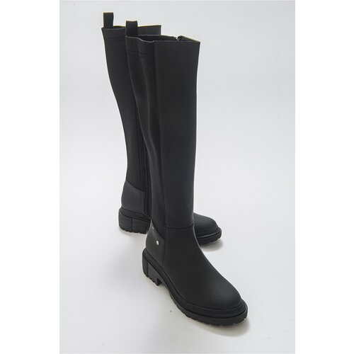 LuviShoes Dean Women's Black Boots Cene