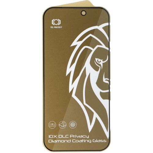 Tel Protect 10X Privacy DLC dijamantni premaz Anti-Spy kaljeno staklo za iPhone 17 Pro Max Slike