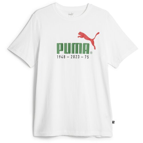 Puma no. 1 logo celebration tee, muška majica, bela 676020 Slike