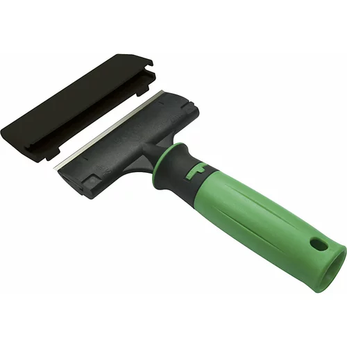 UNGER Strgalo za steklo ErgoTec®, z rezilom iz ogljikovega jekla, zelene / črne barve, od 5 kosov