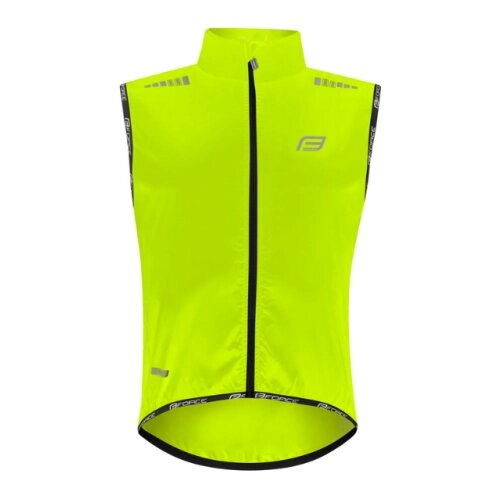 FORCE TEXTIL Prsluk FORCE V48, windstopper, fluo S Slike