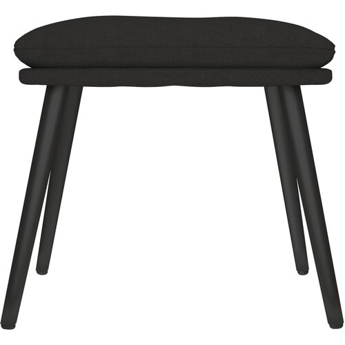  Tabure crni 45 x 29,5 x 35 cm od tkanine Slike