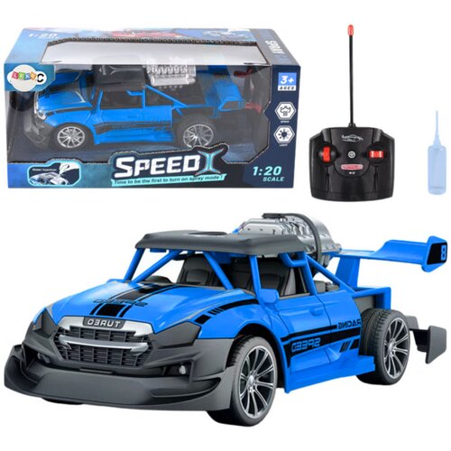 Daljinski upravljač za auto rc 1:20 svjetla s efektom dima plava Slike