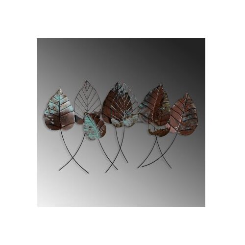 Wallxpert Zidna dekoracija Casting Leaf 3, 67 x 112 cm, &amp;Scaron;arena Slike