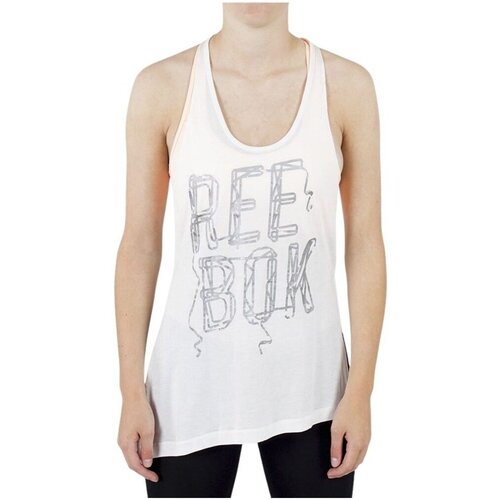 Reebok Majice brez rokavov BQ5822 Bela Slike