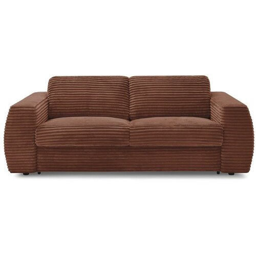 Bobochic Paris Narančasta sofa za spavanje/sklopiva od samta 240 cm Hugo &ndash; Cijene