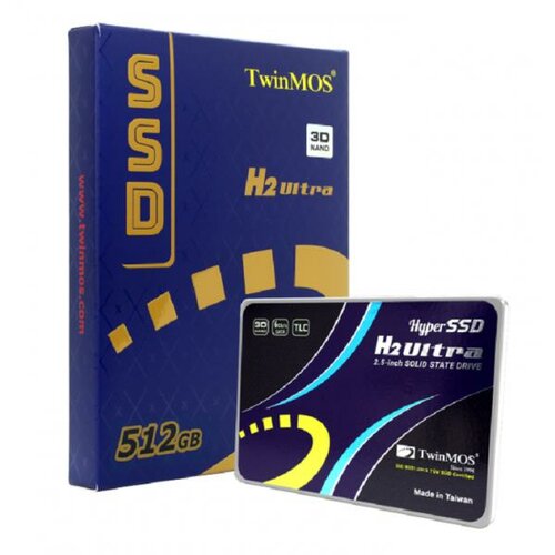 TwinMOS 2.5'' 512GB H2 ultra grey 580MBs/550MBs TM512GH2UG SSD disk Slike
